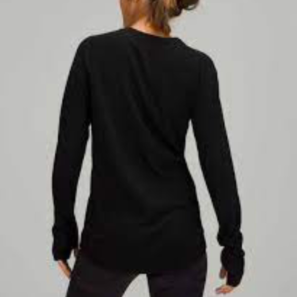 Lululemon Lightweight Boolux Sweater Black Women Size 4- 6?